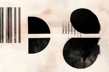 Composition géométrique abstraite sur Poster Art Shop