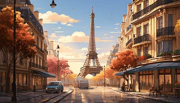 Parisian Reflections by Art Lovers