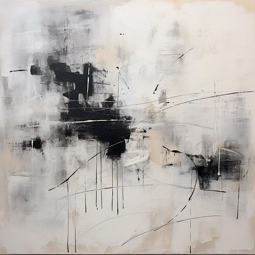 Abstract met lichte kleuren