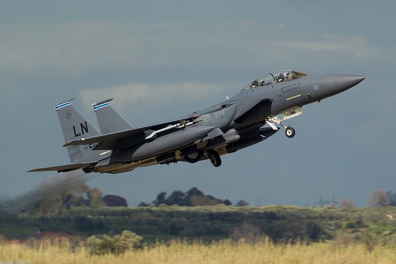 F-15E Strike Eagle de l'armée de l'air des États-Unis sur Dirk Jan de Ridder - Ridder Aero Media