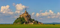 Panorama Mont Saint-Michel, Normandie, Frankreich von Henk Meijer Photography Miniaturansicht