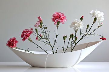 Anjers - Charmant bloemenkunstwerk van Felix Brönnimann