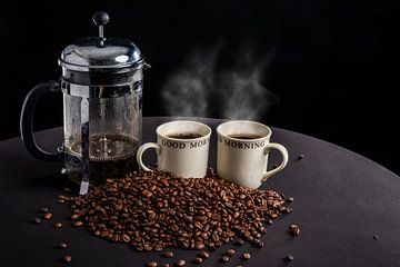 Dampfender Kaffee