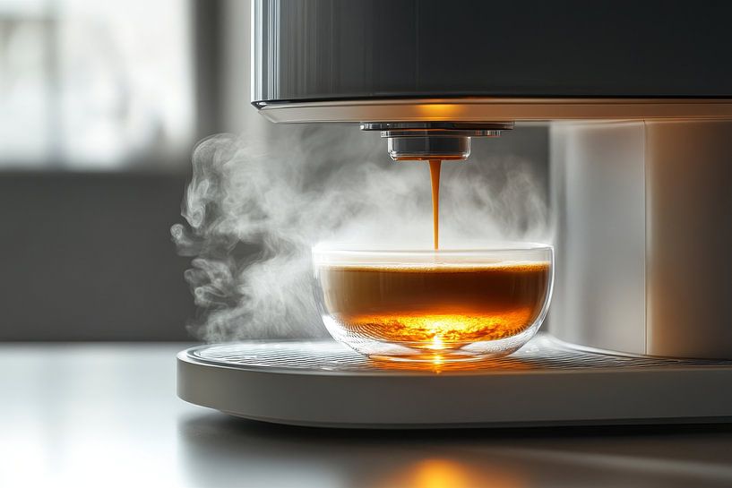 eine heiße Tasse Kaffee oder Cappuccino von Egon Zitter