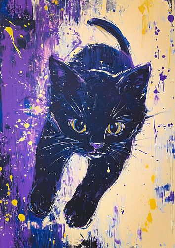 Neon cat