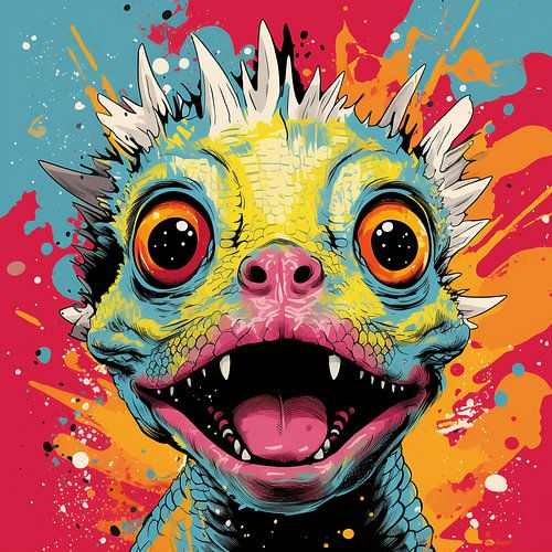 Pop Art Amazing Baby Dragon