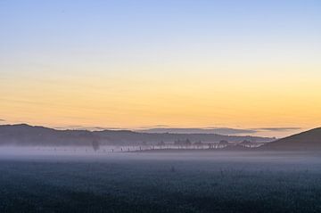 Nebel über Heteren von Tania Perneel