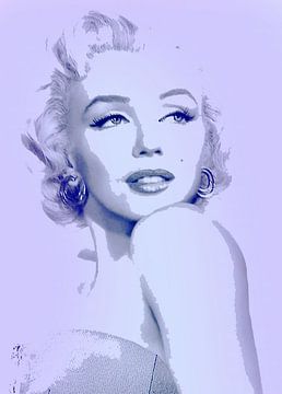 Marilyn  Monroe in Pastel