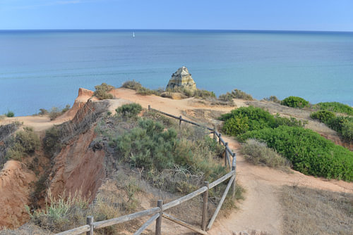 The rugged, unspoilt Praia do Pinhão in Lagos – Algarve