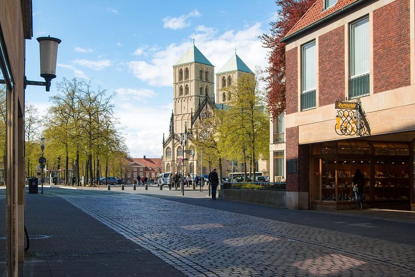 Een zomerse blik op de Dom van Münster van Martijn