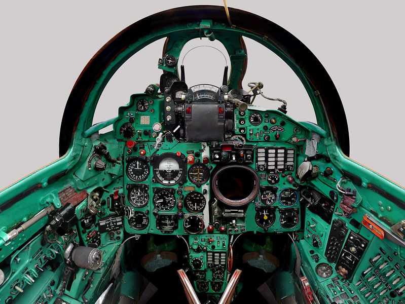 Mig-21 Fishbed-Cockpit von Cornelisz van de Beste