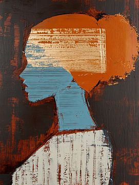 Vrouwenprofiel van De Mooiste Kunst