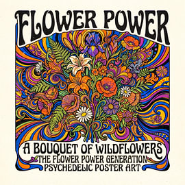 Flower Power von Vlindertuin-Art
