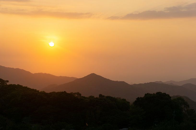 Zonsondergang in Minca, Cartagena van Selma Hamzic