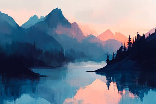 Bergsee Landschaft