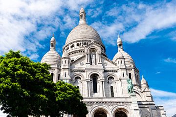 Fassade Sacre Coeur Wahrzeichen Paris Frankreich von Dieter Walther