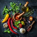 Spice still life - Perfect kitchen art by Poster Art Shop thumbnail