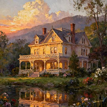 Amerikanisches Plantagenhaus 3 von Johannas Art Creations