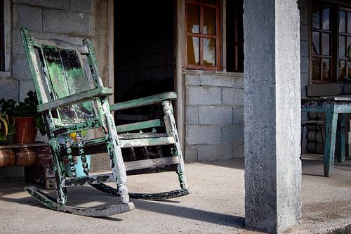 Een authentieke veranda in het relaxte Cuba