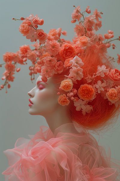 Orange &amp; pink cherry dreams by Bianca ter Riet