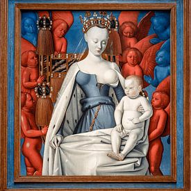 "Jean Fouquet, Madonna met Kind" by Frank Lavooij