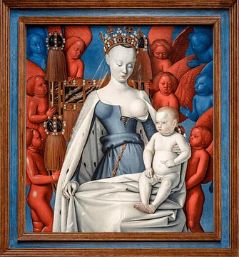 "Jean Fouquet, Madonna met Kind" sur Frank Lavooij