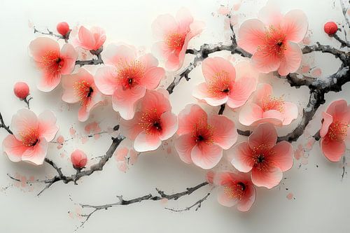 japanse kunst bloesem Sakura