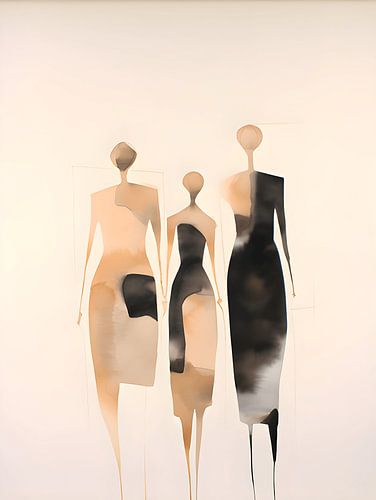 Vriendinnen: de drie musketiers