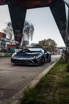 Lamborghini Aventador S in Amsterdam, NDSM werf van Sebastiaan van 't Hoog