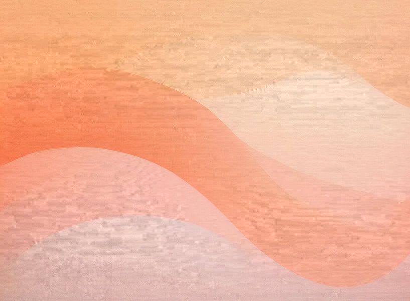 Gradient | Pink and Orange Glow by Modern Collection