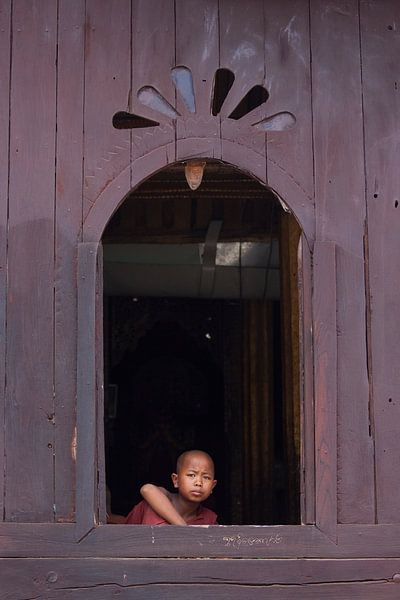 Moine au Myanmar par Carolien van den Brink
