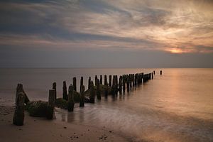 Buhnen an der Ostseeküste