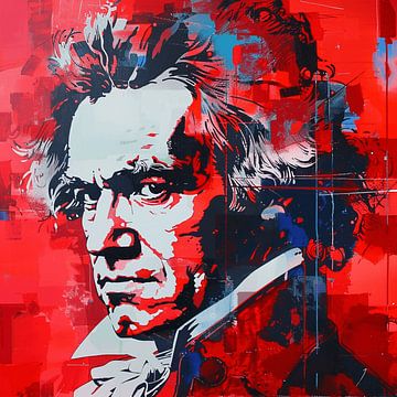 Ludwig van Beethoven Componist Expressionisme Bonn van gm_designs