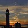 Vuurtoren Hellevoetsluis 2 van Europhoto Netherlands