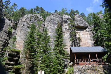 Rock formations Adrspach by Mark van der Werf