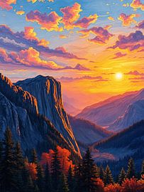 Sonnenuntergang Wald Natur von Rizal Azhari
