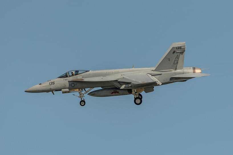 A Boeing F/A-18E Super Hornet from VFA-106 &quot;Gladiators&quot; photographed in landing at by Jaap van den Berg