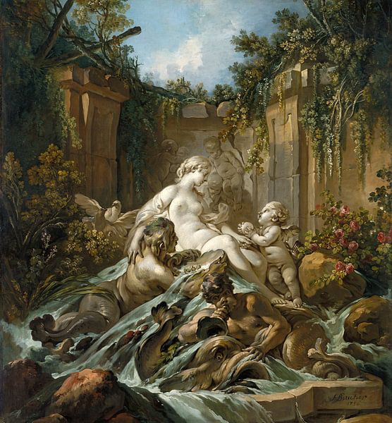 Fountain of Venus, François Boucher by Masterful Masters