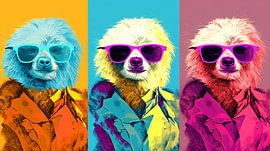 Warhol : Paresseux ornés sur ByNoukk