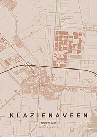 Klazienaveen Map by Stef van Campen