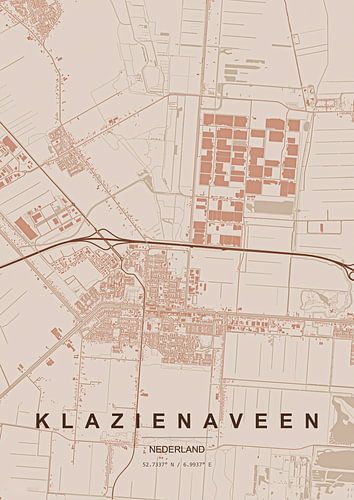 Klazienaveen Plattegrond van Stef van Campen