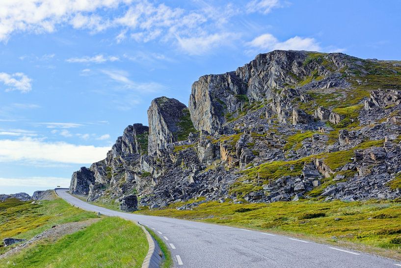 Scenic Route to Havøysund by Gisela Scheffbuch