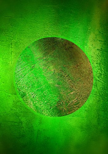 Planeetcirkel heldergroen