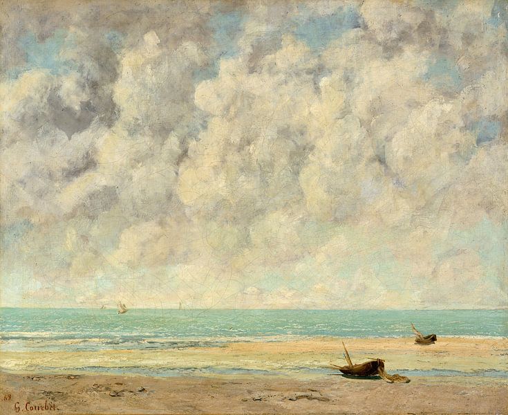 Das ruhige Meer von Gustave Courbet von Schilders Gilde