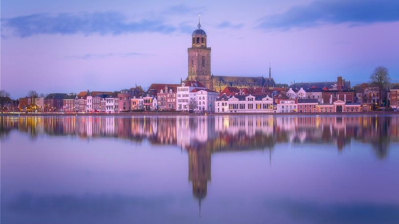 Deventer bei Ebbe und Flut von Bram de Jong