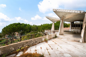 Verlassene libanesische Villa.