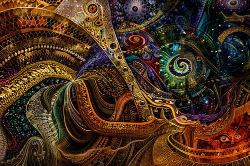 spiritueel schilderachtig werk