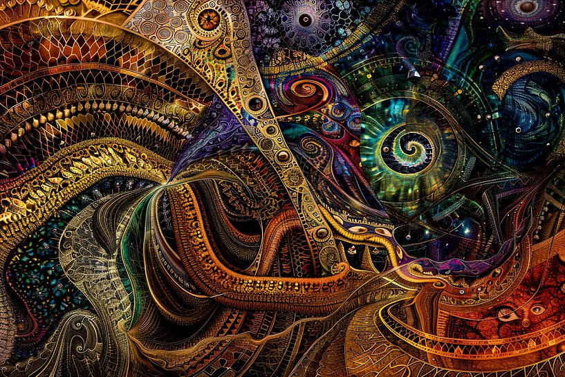 peinture spirituelle par Egon Zitter