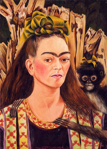 Frida, Self-portrait with Monkey, 1945 by Atelier Liesjes