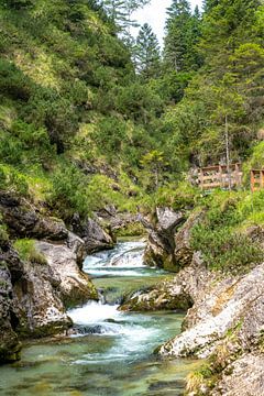 Weissbach Gorge in Chiemgau Germany by Hans-Jürgen Janda